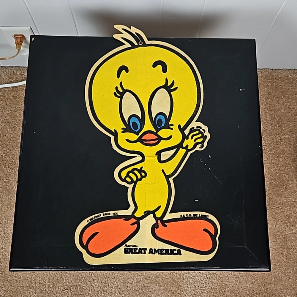 1975 Vintage Marriotts Great America Felt Tweety Bird